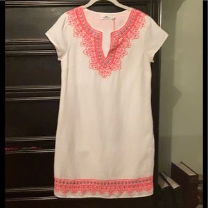 Vineyard Vines White Linen Tunic Dress, Size 2